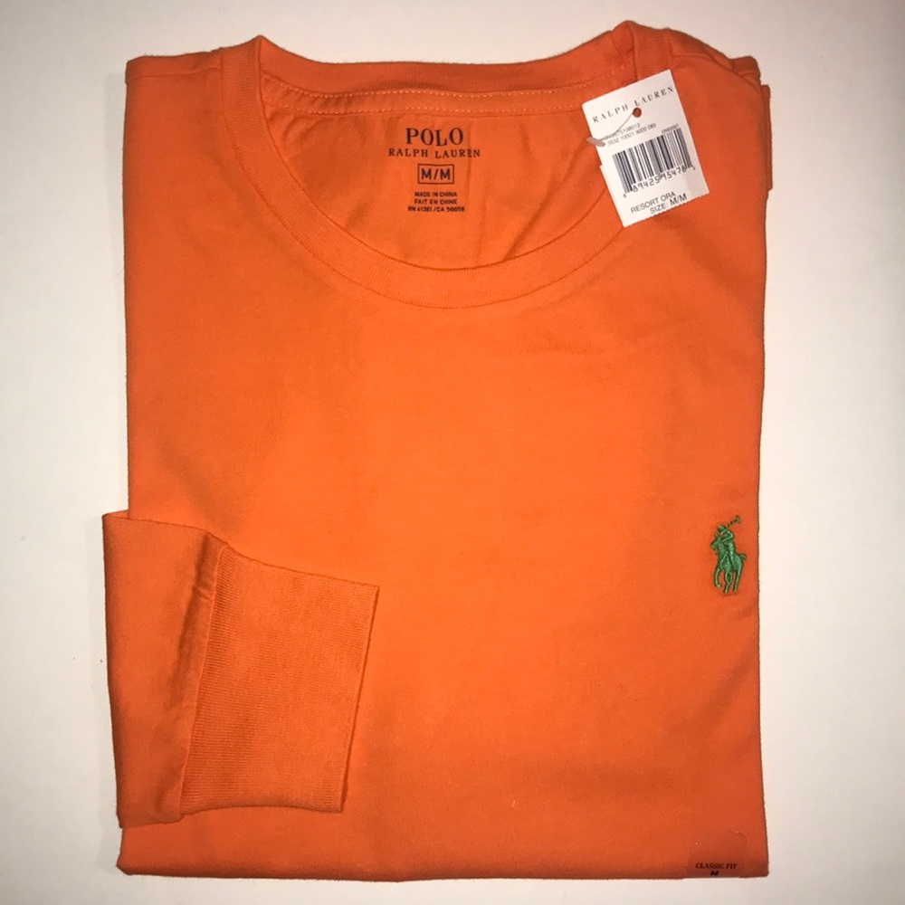 NWT MEN POLO RALPH LAUREN LONG SLEEVE T-SHIRTS